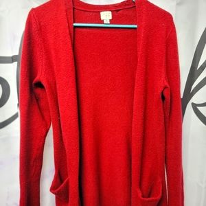 A New Day Red Cardigan Sweater